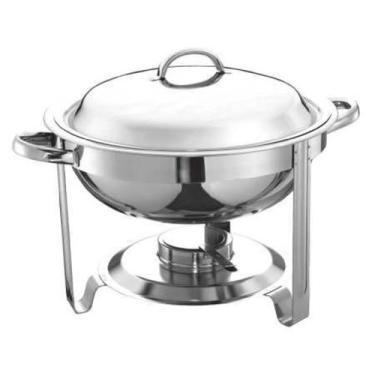 Imagem de Rechaud redondo 5 Litros Aço Inox - Trovy