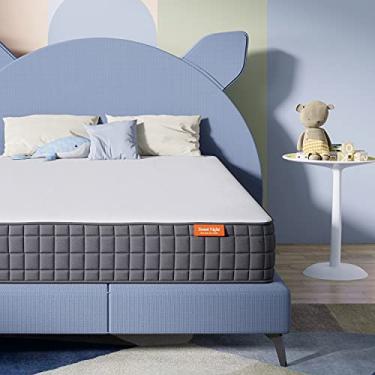 Imagem de Sweetnight Colchão de tamanho completo, colchão completo brisa de 20 cm, colchões de espuma viscoelástica de firmeza média para dormir fresco e alívio de pressão