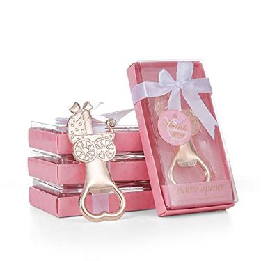 Imagem de Abridor de garrafas para brindes de chá de bebê recém-nascidos, presentes de devolução de chá de bebê para convidados, abridores de mamadeiras com caixa de presente requintada usada para lembranças de festa de bebê (carrinho de bebê, 30)