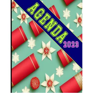 Imagem de Agenda 2023 día por página: agenda 2023 A4 / planificador español, día por página 12 meses/Calendario semanal/diario regalos