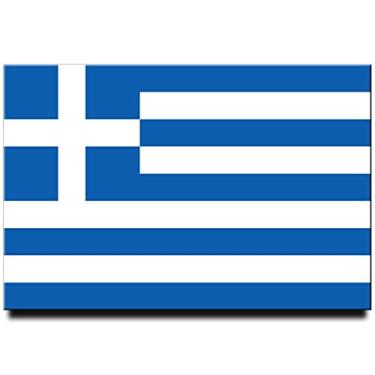 Imagem de Greece Flag Fridge Magnet Athens Travel Souvenir
