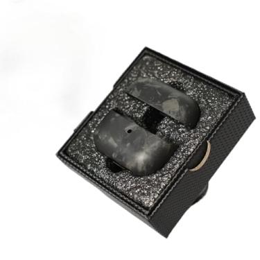 Imagem de Waillynice Capa protetora de fibra de carbono para fone de ouvido sem fio Bluetooth Samsung Galaxy Buds3 Pro Buds3 (fosco forjado, para Galaxy Buds3 pro)