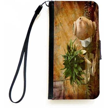 Imagem de Rikki Knight Capa carteira flip Tuscan Rural Garden com aba magnética para Apple iPhone 5c