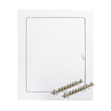 Imagem de QUADRO DE DISTRIBUIÇÃO DE EMBUTIR COM BARRAMENTO PARA 12/16 DISJUNTORES – FAME