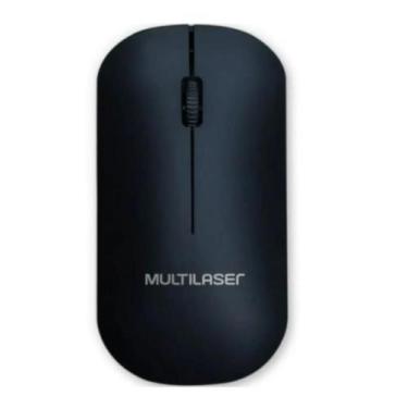 Imagem de Mouse s fio ms100 box 1200 3 bot box pt - Multilaser, Preto