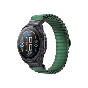Imagem de Pulseira de relógio compatível com Garmin Fenix 5X/6X/7X/8 de 51 mm, Quickfit 26 pulseiras de relógio para Garmin Fenix 7X Pro Sapphire Solar/6X Pro/5X Plus, para Garmin Fenix 3/Tactix Delta