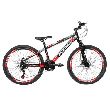 Imagem de Bicicleta KOG Freeride Aro 26 Tipo Viking 21v Com Garfo de Suspensão 80mm P/ Aro 29