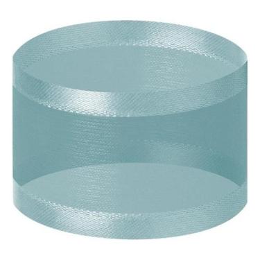 Imagem de Fita De Organza C Cetim 20mm X 10 Metros - Fitas Regina Woldmann, Azul