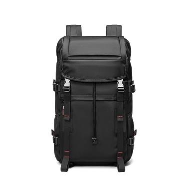 Imagem de Mochila de viagem masculina Mochila de negócios para laptop Caminhada Mochila de acampamento com alça de tripé Mochila para homens