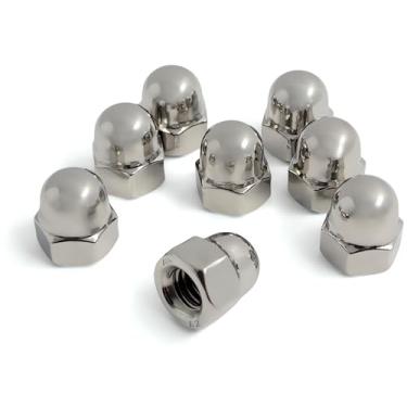 Imagem de Porca da tampa da válvula - Compatível com Honda - Compatível com motor Acura - Aço inoxidável (pacote com 10) K-MOTOR