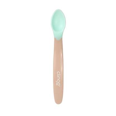 Imagem de Colher Silicone Termossensível Colors Neutro para Bebês - Germanhärt