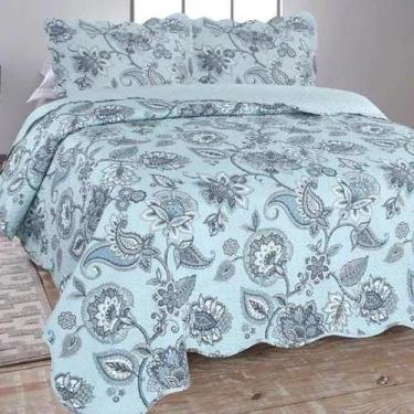 Imagem de Cobre Leito Dupla Face Estampada Queen 240X260Cm Vilhena - Jolitex