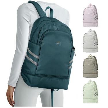 Imagem de Mochila de ginástica Coofay impermeável leve para mulheres 35L