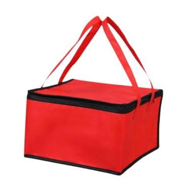 Imagem de Bothyi Bolsa de de entrega isolada Drink Bento Bento Storage Contêiner portátil Tote Cooler Box Alimento mais quente para compras de camping, S
