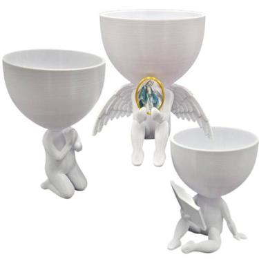 Imagem de Kit 3  Vasos Plantas Maria Passa na Frente Capelinha Oração - Point da