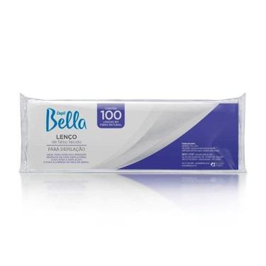 Imagem de Lenço Depil Bella Falso Tecido Branco Com 100 Unidades