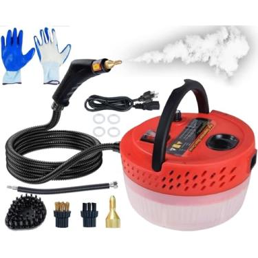 Imagem de Foandbevi Limpador A Vapor, Limpador A Vapor Portátil Para Uso Doméstico, Vaporizador Portátil Para Limpeza De Pisos, Estofados, Rejuntes, Limpador A Vapor De 2500 W Para Carro, Tanque De Água De 1