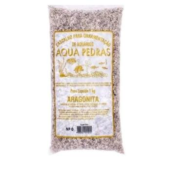 Imagem de Substrato Para Aquários Aqua Pedras Aragonita n 0 1kg