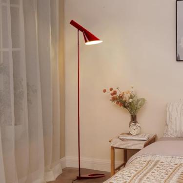 Imagem de LUSTORM 1 Luminária De Chão Alta Para Sala De Estar, Moderna Luminária De Metal Para Canto De Escritório, Luminária De Chão Led Preta Com Cabeça Ajustável, Soquete E26 Para Leitura De Cabeceira No