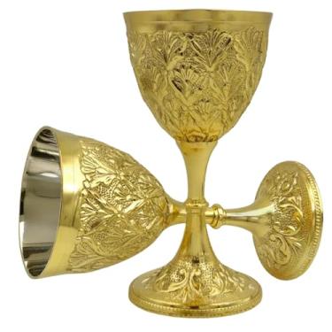 Imagem de LEATHERVINES Cálice banhado a ouro de latão