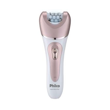 Imagem de Depilador Philco Aqua Deluxe Plus PDP02R Sem Fio Branco / Rosa Bivolt