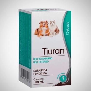 Imagem de Solução 30ml Sarnicida e Fungicida para Cachorro e Gato Tiuran Duprat