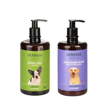 Imagem de Combo Shampoo Suave Filhotes + Condicionador Neutro Granado Pet