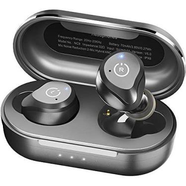 Imagem de TOZO NC9 Hybrid Active Noise Cancelling Wireless Earbuds, ANC in Ear H