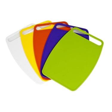 Imagem de Kit Com 5 Tábuas De Corte Cinquetti, Cinquetti, Tábuas Coloridas Multi