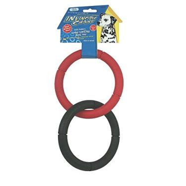 Imagem de JW Pet Company Cadeias Invincible LD Brinquedo duplo para cães, grande (as cores variam)