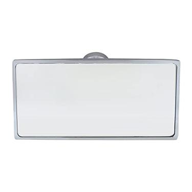 Imagem de United Pacific Espelho retrovisor interno de alumínio cromado retangular com montagem colada