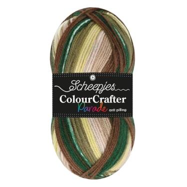 Imagem de Scheepjes Fio Color Crafter Parade - novelo de 100 g em floresta de pinheiros (607) - acrílico premium, perfeito para projetos de tricô e crochê