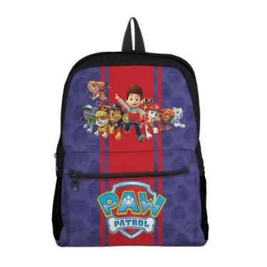 Imagem de Kit Escolar Infantil com Mochila Bolso e Estojo Estampa Cãezinhos Heró