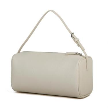Imagem de Bolsa tiracolo DONNAIN Premium em couro integral branca