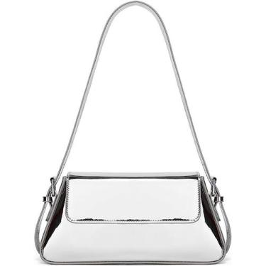 Imagem de Bolsa Hobo Shoowyees Evening Y2k Shiny Silver para mulheres