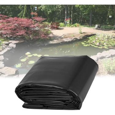 Imagem de Forro De Lagoa Hdpe Preto 2x3m 3.5x6m 5x5m 6x8m 7.5x10m 10x10m 12x15m, Forro De Lagoa Flexível & Impermeável, Ideal Para Piscinas De Peixes E Fontes E Córregos De Koi & Pei, 0.12mm Thick, 8x8m/26x26ft