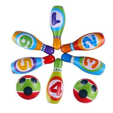 Imagem de Mipcase 1Conjunto Boliche PU Menino Brinquedo Meninos Externos Diversão Garantida Idades