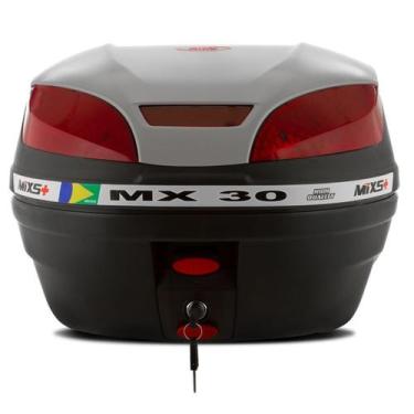 Imagem de Baú Bauleto Para Moto Mixs 30 Litros Mx30, 30 Litros, PRATA