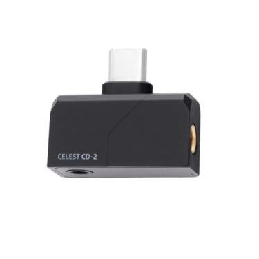Imagem de QOA Celest Mini amplificador portátil IEM DAC, para monitor intra-auricular, USB C para saída de 3,5/4,4 mm, alta resolução 32 bits/384 kHz, amplificador de fone de ouvido HiFi para telefone/PC (preto