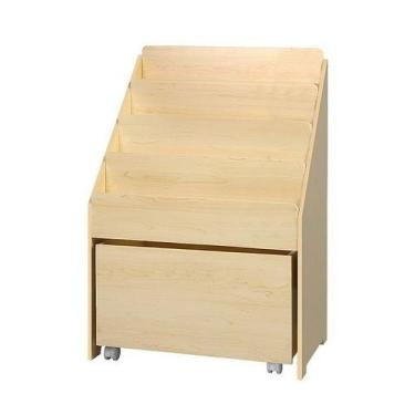 Imagem de Expositor De Livros Com Baú Bob 100% Mdf (livros Infantil Brinquedos) 