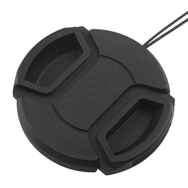 Imagem de Tampa Frontal para Lente Nikon Canon Sony 49mm - F32, Preto, Plástico 