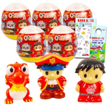 Imagem de Ryan's World Ooshies Set for Kids - Bundle with 5 Ryan's World Mystery Figurines Plus Stickers, More | Ooshies Mystery Mini Figures for Boys, Girls