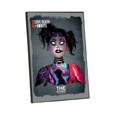 Imagem de Vintage Love Death Robots Temporada Desenhos Animados Animação Cartaze