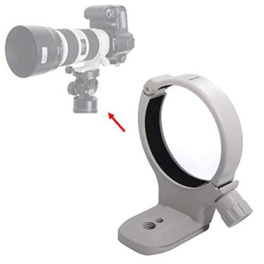 Imagem de Anel de metal para montagem de tripé, lente iShoot AII (W) para Canon EF 70-200 mm f/4L USM EF 400 mm f/5.6 L USM EF 80-200/2.8L