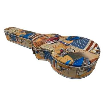 Imagem de Estojo Case Violão Folk Takamine Gd 20 Kromus, Route 66