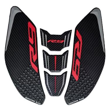 Imagem de Adesivo de emblema de tanque de combustível de gás de borracha para elevação compatível com Yamaha YZF R9 2024 2025