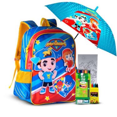 Imagem de Mochila Fantástica Coleção Aventureiros Lucas Neto Kids - Clio Style, 