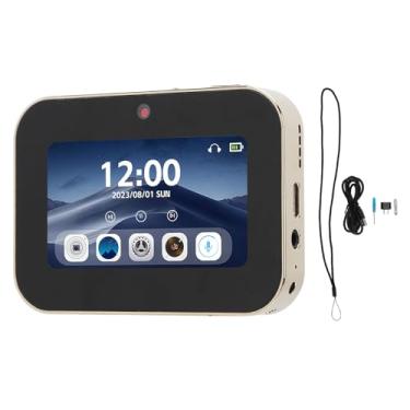 Imagem de Câmera digital 4K com tela sensível ao toque de 3 polegadas Câmera de vídeo de 64MP de 120 graus de câmeras de câmera de câmera pequena de 120 graus Music player 3600mAh (Ouro)