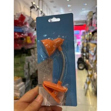 Imagem de Mini Luminária LED Flexível Portátil Luz Mesa Leitura Livro (Laranja,S)