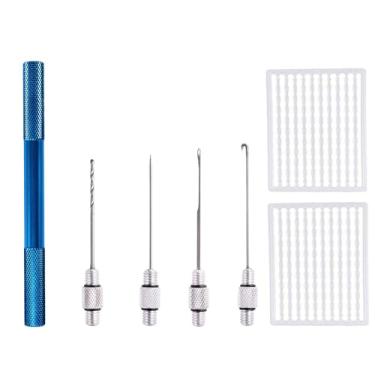 Imagem de (Blue) - Carp Fishing Baiting Needle Swinger Driller Set / 2 In 1 Fishing Rig Bait Needle for Carp Coarse Fishing Baiting Rig Tool Set